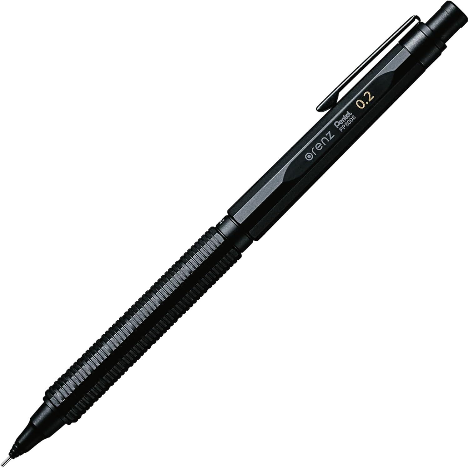 photo of black pencil on white background